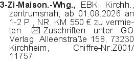 3-Zi-Maison.-Whg., EBK,