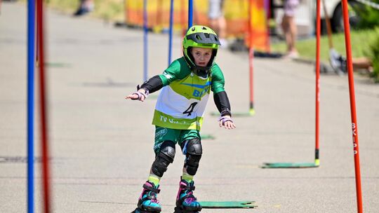 Auch die Jüngsten, wie hier Elaina Sauer in der U8, trumpften auf. Foto: Markus Brändli Auch die Jüngsten, wie hier Elaina Sauer in der U8, trumpften auf. Foto: Markus Brändli
