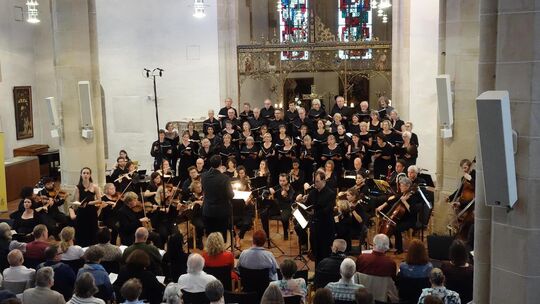 Der Coro bei einem Konzert in der Nürtinger Stadtkirche. Foto: pr
