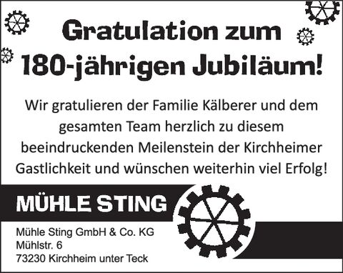 Kollektiv Teckeller 180 Jahre