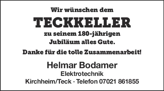 Kollektiv Teckkeller 180 Jahre