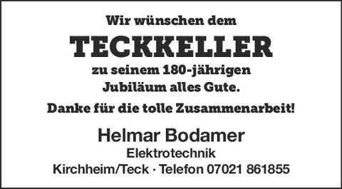 Kollektiv Teckkeller 180 Jahre