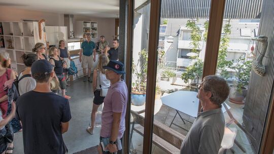 Reges Interesse herrschte am Tag der Architektur, zu dem die Kammergruppe Esslingen II der Architektenkammer Baden-Württemberg i Reges Interesse herrschte am Tag der Architektur, zu dem die Kammergruppe Esslingen II der Architektenkammer Baden-Württemberg i