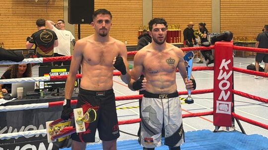 Sahin Sarikaya (links) hat in Eschborn aufgetrumpft. Foto: pr