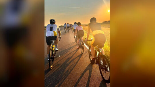Ein wunderschöner Sonnenaufgang und tolle Ausblicke belohnten für manche Schinderei. Foto: Sandra Langguth Ein wunderschöner Sonnenaufgang und tolle Ausblicke belohnten für manche Schinderei. Foto: Sandra Langguth