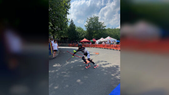 Moritz Schreiber meisterte die 180-Grad-Kehre mit Bravour. Foto: pr