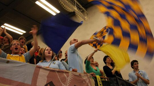 Fan-Support, wie hier 2008, gehört bei den Knights dazu. Archivfoto Fan-Support, wie hier 2008, gehört bei den Knights dazu. Archivfoto