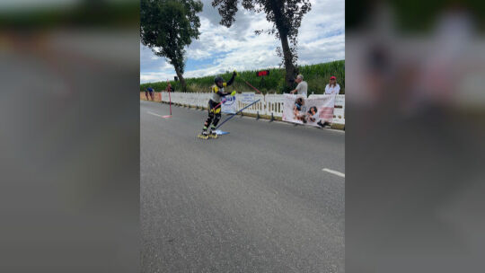Lya Schwarz legte einen sauberen Lauf hin. Foto: pr