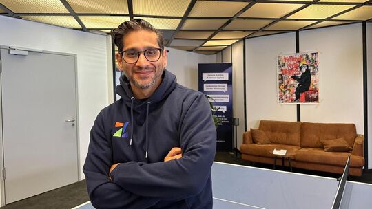 Mujib Bazwhal ist die treibende Kraft hinter dem Gründerzentrum. Foto: Florian Bauer