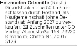 Holzmaden Ortsmitte (Rest