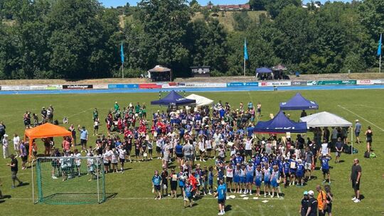 Jugendspielfeste wie hier im Stadion gehören bei den VfL-Handballern dazu. Foto: pr Jugendspielfeste wie hier im Stadion gehören bei den VfL-Handballern dazu. Foto: pr