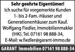 Sehr geehrte Eigentümer!