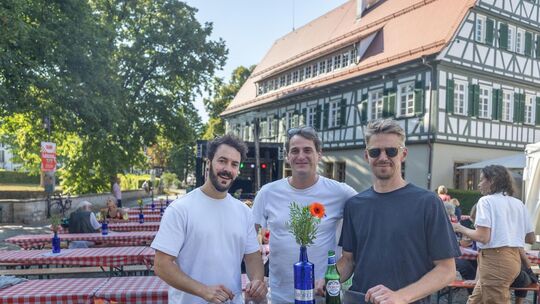 Hinter "Dolce Vita" stecken Francois Saorine, Moritz Holzapfel und Hannes Hergenröder (von links). Foto: Carsten Riedl Hinter "Dolce Vita" stecken Francois Saorine, Moritz Holzapfel und Hannes Hergenröder (von links). Foto: Carsten Riedl