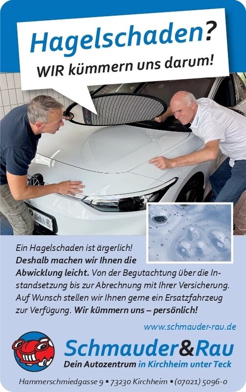 Hagelschaden?