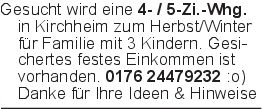 Gesucht wird eine 4- / 5-