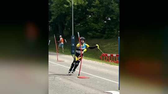 Luna Schwarz hat mit zwei nahezu perfekten Läufen den Sieg beim Weltcup in Lettland geholt. Foto: pr