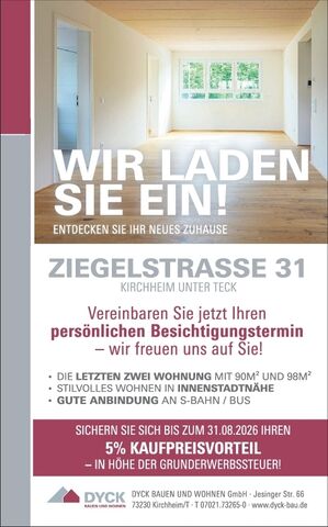 Ziegelstraße 31 - Einladung