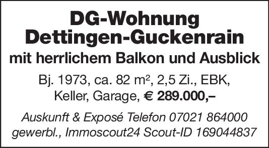 DG Wohnung Guckenrain