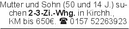 Mutter und Sohn (50 und 1