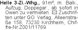 Helle 3-Zi.-Whg., 91m², m