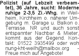Polizist (auf Lebzeit ver