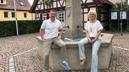 Gabriele Riehle, Florian Schepp, Abschied nach 30 Jahren, Gemeinde Holzmaden