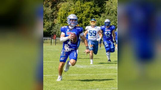 Die Albershausen Crusaders haben noch zwei Saisonspiele in der 2. Bundesliga. Foto: pr Die Albershausen Crusaders haben noch zwei Saisonspiele in der 2. Bundesliga. Foto: pr