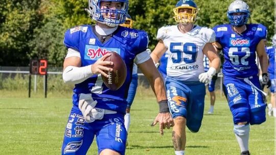 Die Albershausen Crusaders haben noch zwei Saisonspiele in der 2. Bundesliga. Foto: pr