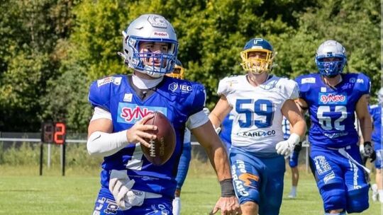 Die Albershausen Crusaders haben noch zwei Saisonspiele in der 2. Bundesliga. Foto: pr Die Albershausen Crusaders haben noch zwei Saisonspiele in der 2. Bundesliga. Foto: pr