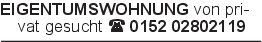 EIGENTUMSWOHNUNG von priv