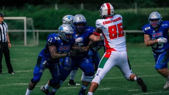 Die Crusaders haben sich gegen Augsburg durchgesetzt.  Foto: pr
