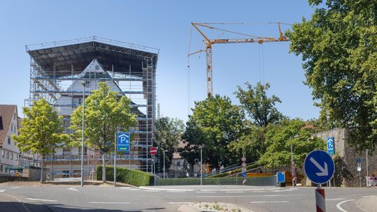 Das Mönchshaus, vielen Kirchheimern bekannt als früheres Wasserwirtschaftsamt, beherbergt eine Außenstelle des Finanzamts Nürtin