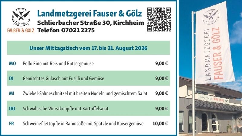 Mittagstisch Mittagstisch
