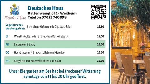 Mittagstisch Mittagstisch