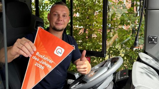 Alexander Ziaja ist der Busfahrer des Jahres im Kreis Esslingen.