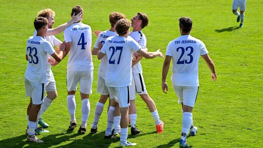Ob der TSV Jesingen im Bezirkspokal was zu jubeln haben wird? Foto: Markus Brändli