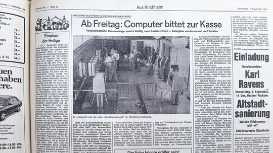 Am Tag vor der tatsächlichen Einführung der neuen „vollautomatischen Kassenanlage“ im Kirchheimer Hallenbad gab es im Teckboten