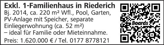 Exkl.1-Familienhaus in Riederich