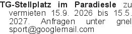 TG-Stellplatz im Paradies