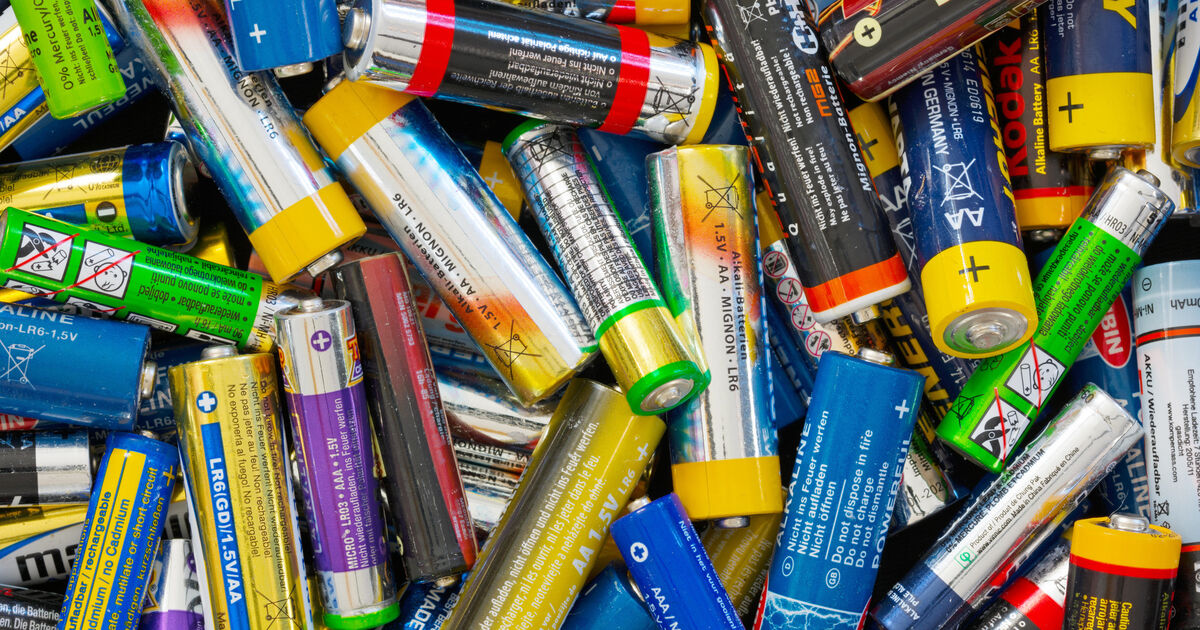 Brand durch alte Batterien