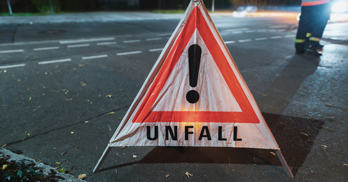 Auf Sattelzug aufgefahren