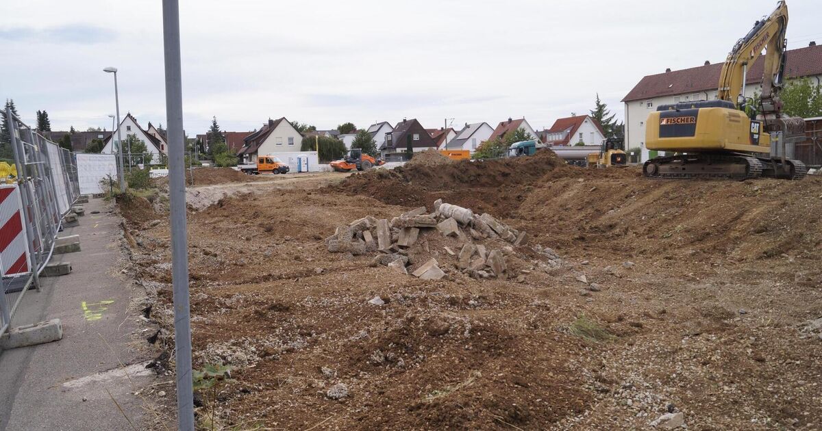 Modern construction project with 56 apartments started