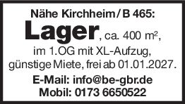 Nähe Kirchheim/B465