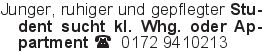 Junger, ruhiger und gepfl
