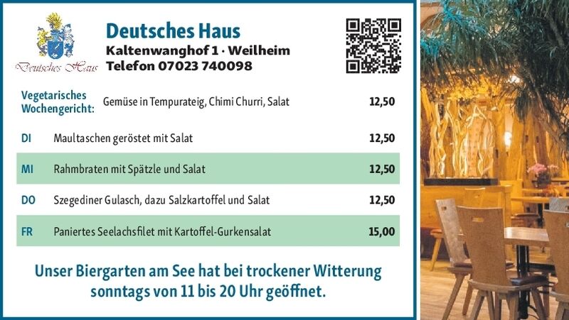 Mittagstisch Mittagstisch