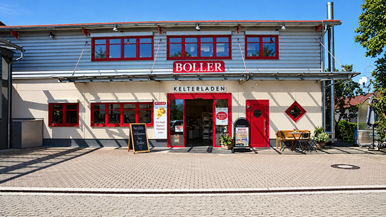 Der Kelterladen in der Bad Boller Hauptstraße. Foto: pr | KI-optimiert