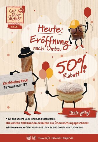 Koll. Bäcker Mayer- Eröffnung nach Umbau