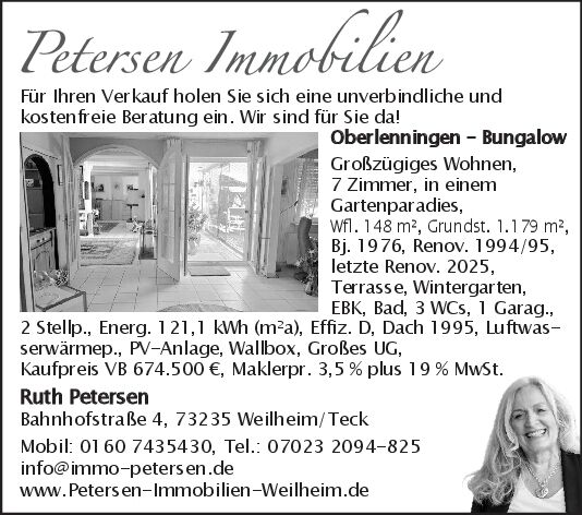 Bungalow Oberlenningen
