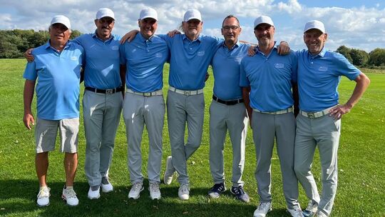 Das GCKW-Team (von links nach rechts): Luigi Ciampini, Uli Leypoldt, Ulrich Schmidt, Steffan Waggershauser, Clemens Hertle, Joch