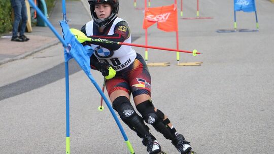 Deutsche Meisterin der Schülerklasse: Luna Schwarz. Foto: pr